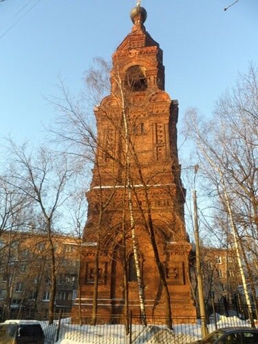 Казанского Головинского монастыря колокольня